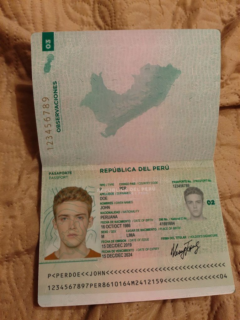 Buy Peru Passport Online Global Document Service