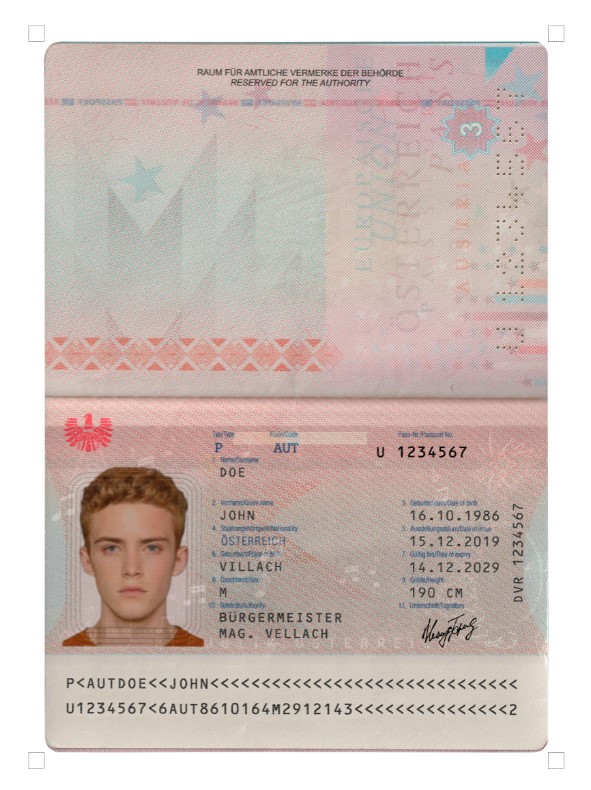 document number passport austria