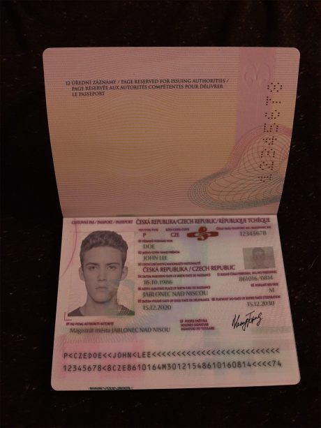 Czech Republic Passport