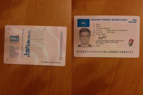 Ireland Driver License