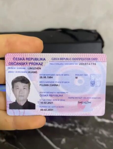 Czech Republic ID Card