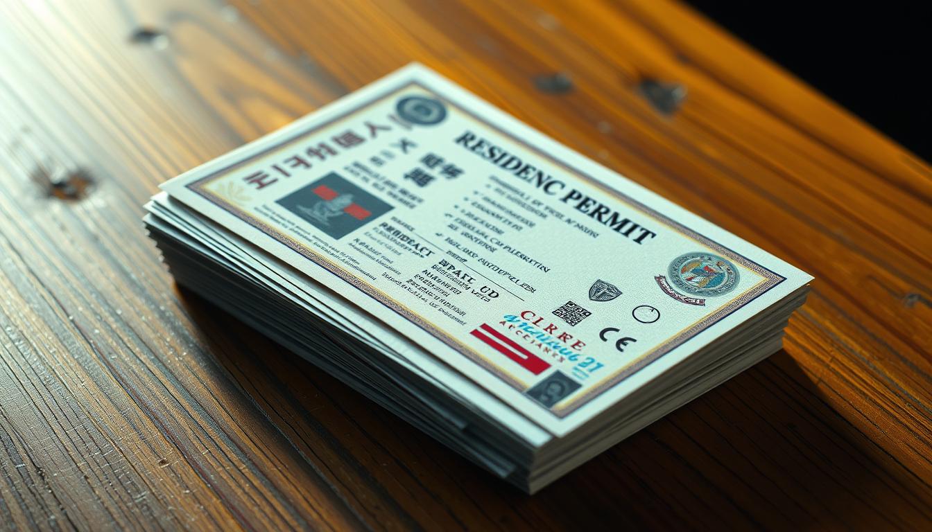 counterfeit residence permits